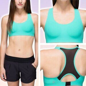 LULULEMON Bitty Bracer B-C Cup Bali In Breeze / Black Size 32A